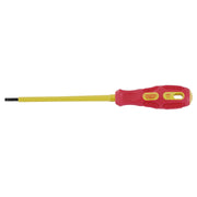 Draper VDE Approved Fully Insulated Plain Slot Screwdriver, 3.0 x 100mm (Display Draper - Dynamic Drive