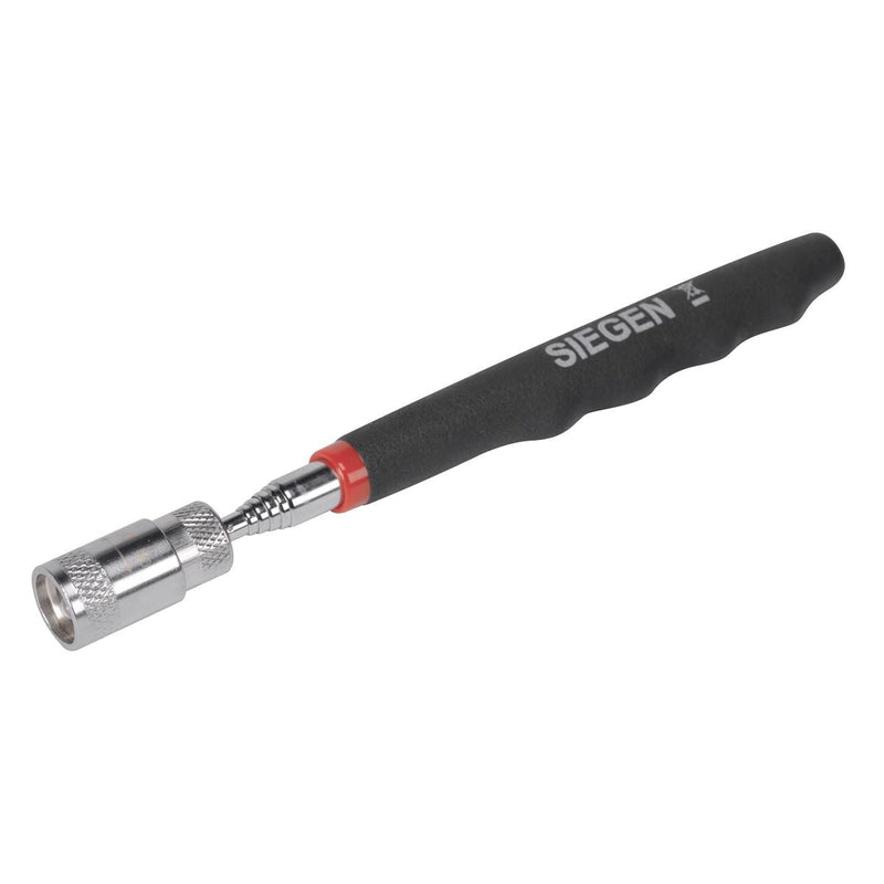 Sealey Heavy-Duty Magnetic Pick-Up Tool with LED 3.6kg Capacity Display Box of 1 Siegen by Sealey - Dynamic Drive