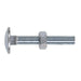 Sealey Coach Bolt & Nut DON 603 M6 x 40mm Zinc Pack of 100 CBN640 Sealey - Dynamic Drive