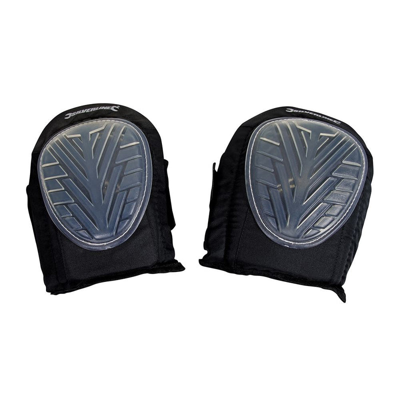 Silverline Hard Cap Gel Knee Pads Adjustable Silverline - Dynamic Drive