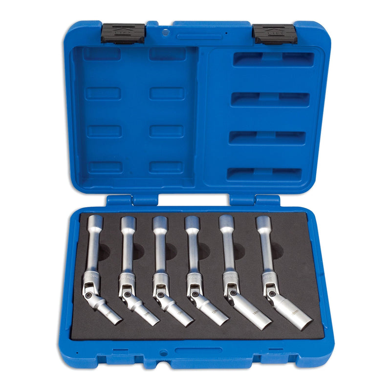 Laser Glow Plug Socket Set - Extra Long 3/8"D 6pc 4324 Laser - Dynamic Drive
