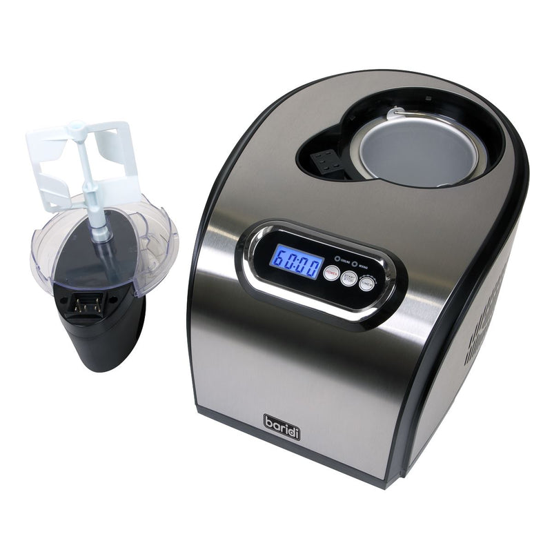 Baridi 1.5L Ice Cream, Gelato & Sorbet Machine with Fast Freeze Compressor Cooling Baridi  - Dynamic Drive