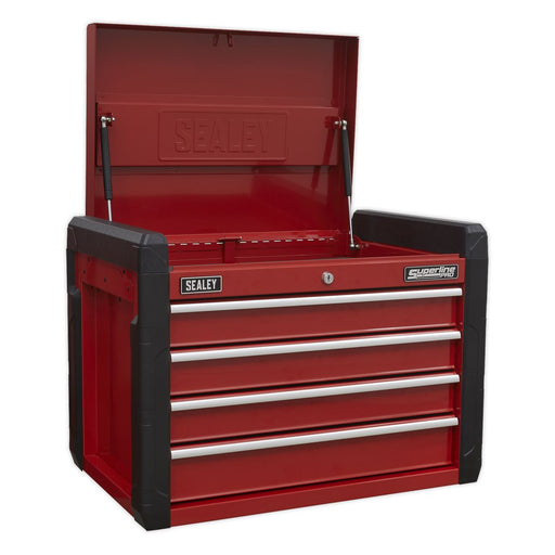 Sealey Topchest 4 Drawer with Ball-Bearing Slides AP3401 Sealey - Dynamic Drive