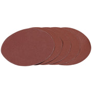 Draper Hook and Loop Aluminium Oxide Sanding Discs, 180mm, 120 Grit (Pack of 5) Draper - Dynamic Drive