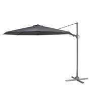 Dellonda Cantilever Parasol with 360 Rotation, Tilt & Cover 3m - Grey Dellonda - Dynamic Drive