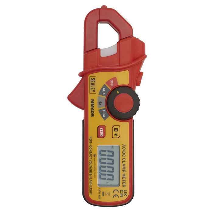 Sealey Mini AC/DC Clamp Meter mm405 Sealey - Dynamic Drive