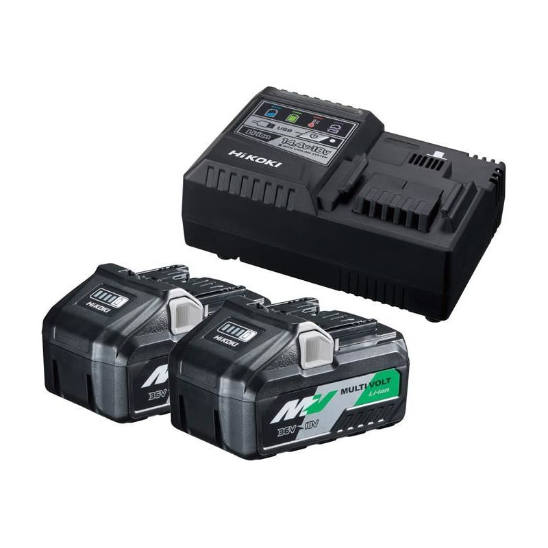 Hikoki UC18YSL3JEZ Battery & Charger Starter Pack 18V HiKOKI - Dynamic Drive