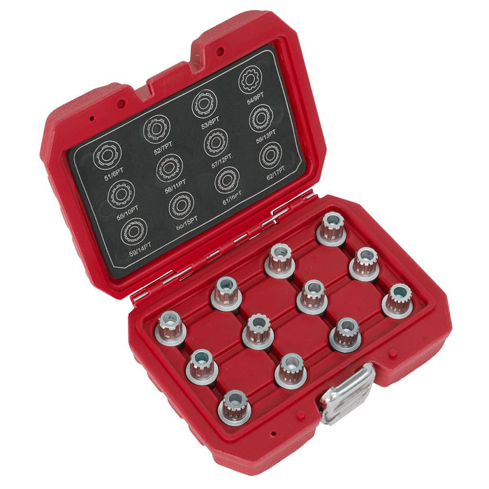 Sealey Locking Wheel Nut Key Set 12pc VW SX224 Sealey - Dynamic Drive