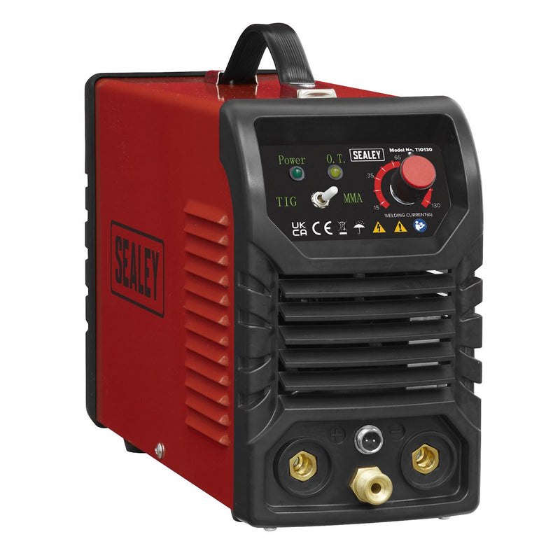 Sealey TIG/mmA Inverter Welder 130A 230V TIG130 Sealey - Dynamic Drive