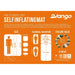 Vango Trek Pro 3 Quad Self inflating Sleep Mat Artichoke Vango - Dynamic Drive
