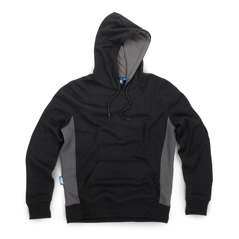 Tough Grit 2-Tone Hoodie Black / Charcoal XS Tough Grit - Dynamic Drive
