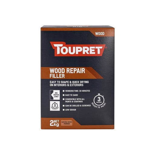 Toupret Wood Repair Filler Natural Wood 2kg Toupret - Dynamic Drive