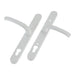 Yale Locks Retro Door Handle PVCu Polished PVD White Finish Yale Locks - Dynamic Drive