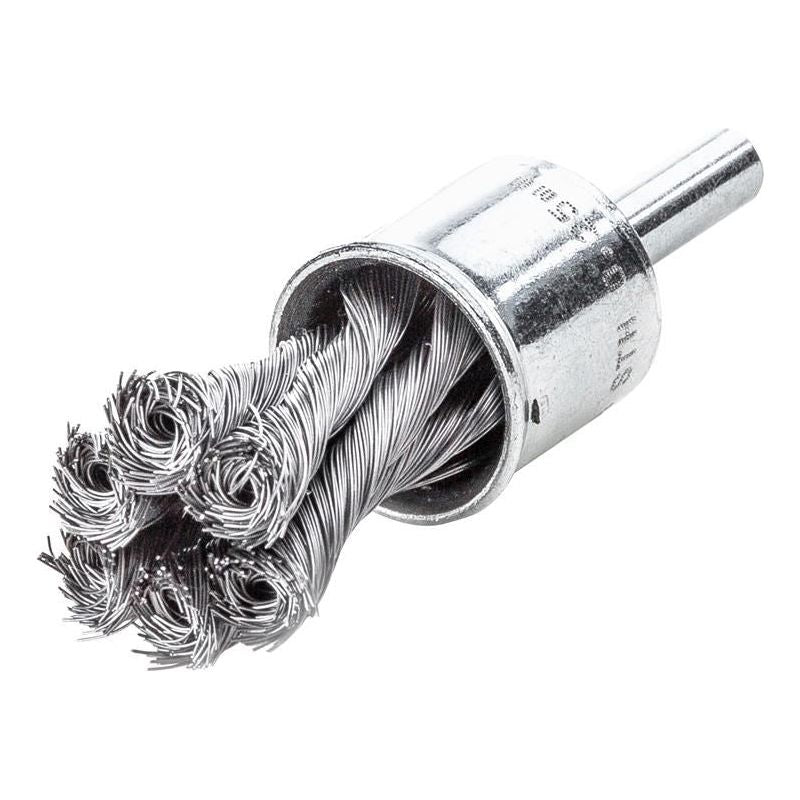 Lessmann Knot End Brush with Shank 29mm, 0.35 Steel Wire Lessmann - Dynamic Drive