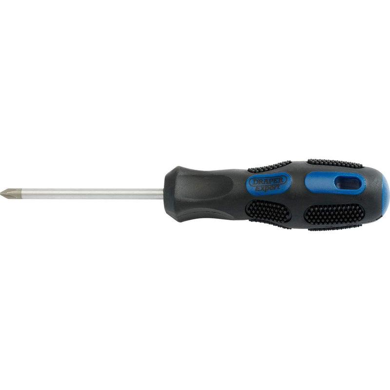 Draper Expert Cross Slot Screwdriver, No.1 x 75mm 40017 Draper - Dynamic Drive
