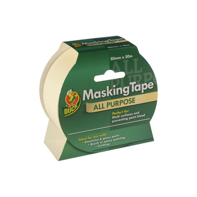 Shurtape Duck Tape® All-Purpose Masking Tape 50mm x 50m Shurtape - Dynamic Drive