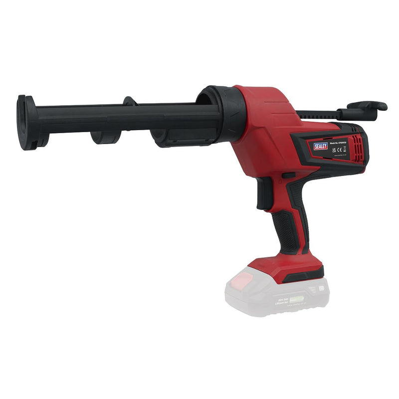 Sealey Cordless 20V SV20 Series 310ml Caulking Gun Kit- 2 Batteries CP20VCGKIT Sealey - Dynamic Drive