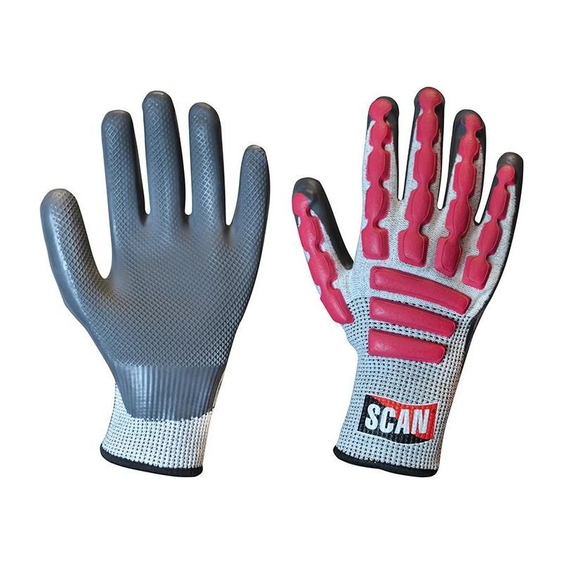 Scan Anti-Impact Latex Cut 5 Gloves - XXL (Size 11) Scan - Dynamic Drive