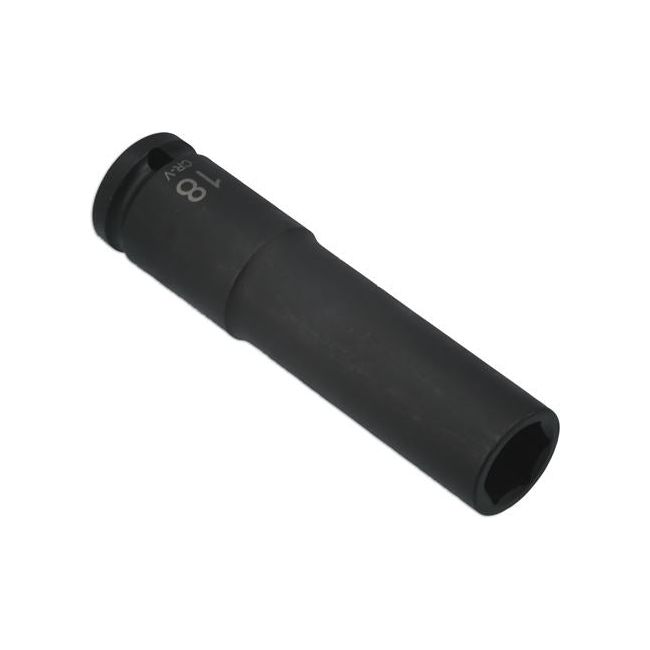Laser Extra Deep Impact Socket 1/2"D 18mm 7766 Laser - Dynamic Drive