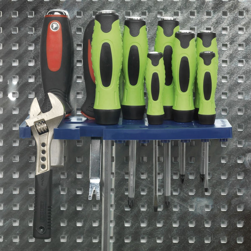 Siegen 34pc Wall Tool Storage Pegboard Set 460 x 560mm Garage Tool Rack Tidy Sealey  - Dynamic Drive