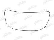 Summit Stick-On Commercial Lower Blind-Spot Mirror Glass fits Renault Traffic, Nissan Primastar, Vauxhall Vivaro RHS Summit - Dynamic Drive