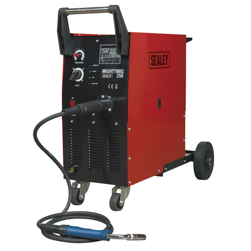Sealey Professional Gas/No-Gas MIG Welder 250A with Euro Torch MIGHTYMIG250 Sealey - Dynamic Drive