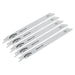 Sealey Reciprocating Saw Blade Metal 225mm 18tpi Pack of 5 WRS3014/200 Sealey - Dynamic Drive