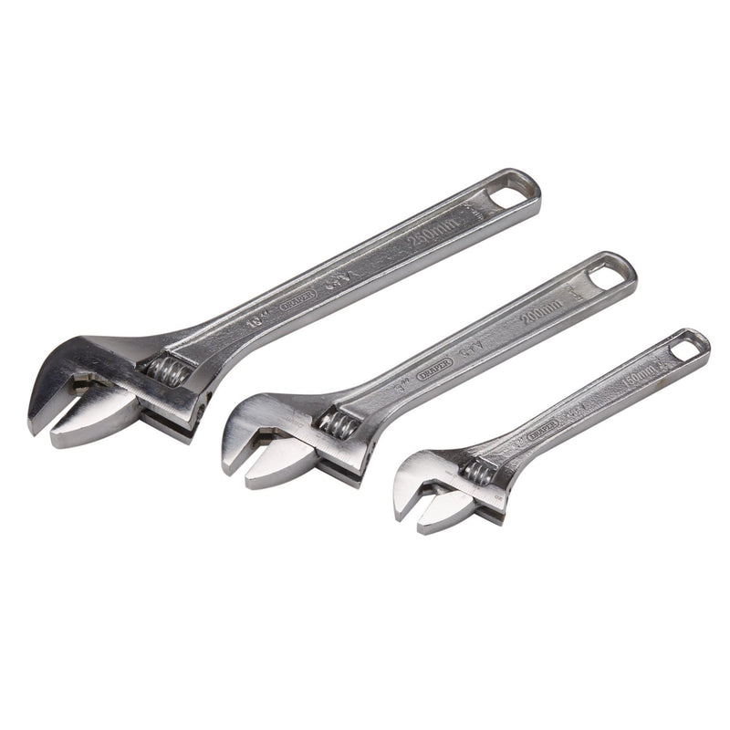 Draper Adjustable Wrench Set (3 Piece) 70409 Draper - Dynamic Drive