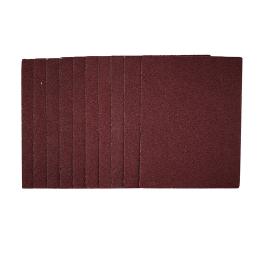 Draper 1/4 Sanding Sheets, 115 x 150mm, 40 Grit (Pack of 10) 54716 Draper - Dynamic Drive