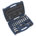 Sealey Premier Socket Set 34pc 3/8" Drive Metric WallDrive Ratchet Extension Bar Sealey  - Dynamic Drive