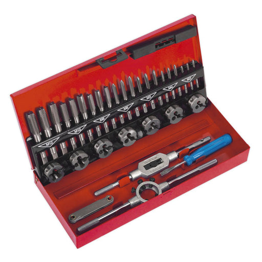 Sealey Metric Tap & Die Set Split Dies 32pc AK3015 Sealey - Dynamic Drive