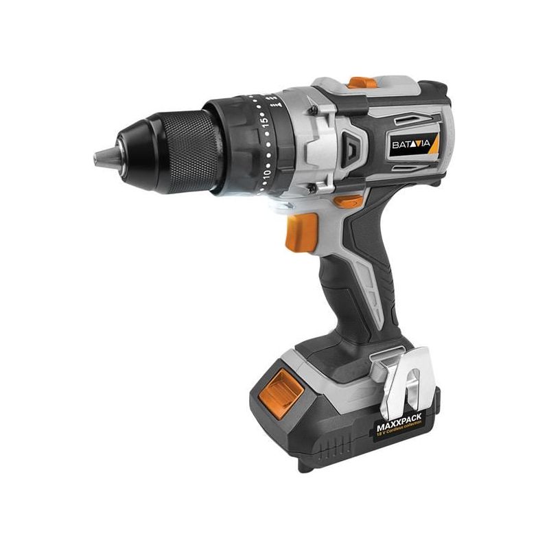 Batavia MAXXPACK Brushless Combi Drill 18V 1 x 2.0Ah Li-ion Batavia - Dynamic Drive