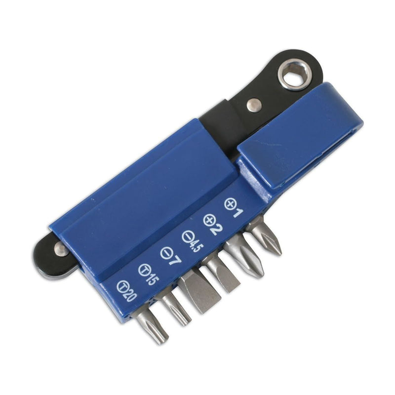 Laser Mini Ratchet Bit Set 7pc 2562 Laser - Dynamic Drive