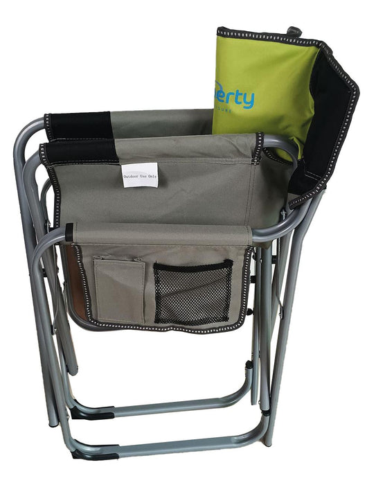 Liberty Lime Directors Chair with Side Table Camping Caravan Liberty - Dynamic Drive