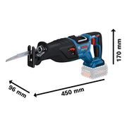 Bosch GSA 18V-28 Pro BITURBO Reciprocating Saw 18V Bare Unit Bosch - Dynamic Drive