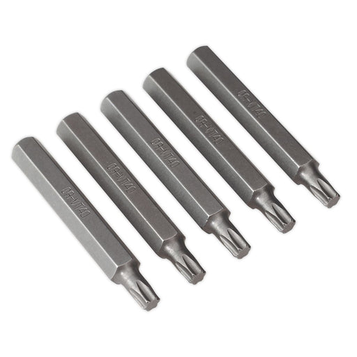 Sealey TRX-Star* T40 Bit Long Pack of 5 TX40L5 Sealey - Dynamic Drive