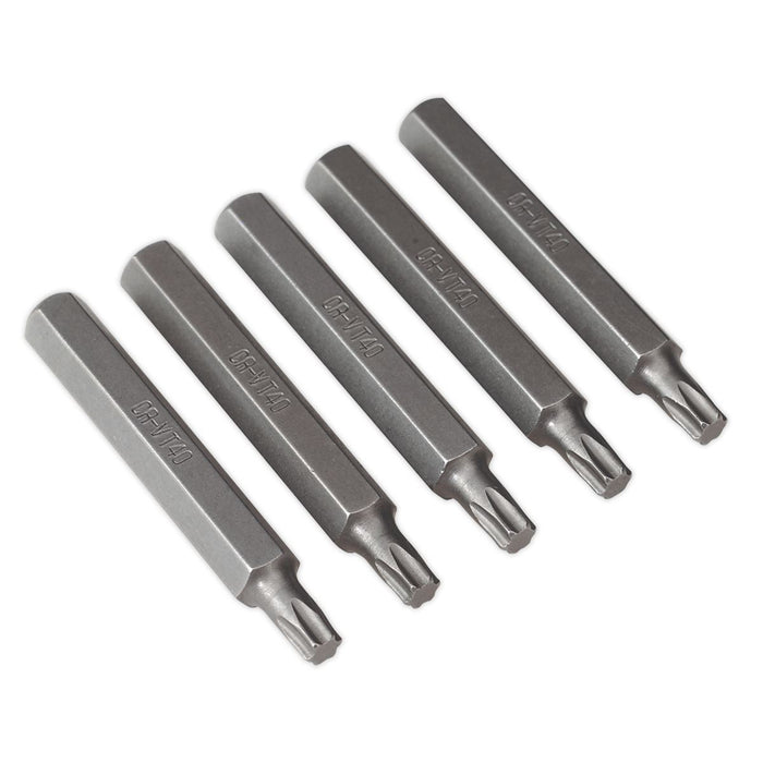 Sealey TRX-Star* T40 Bit Long Pack of 5 TX40L5 Sealey - Dynamic Drive