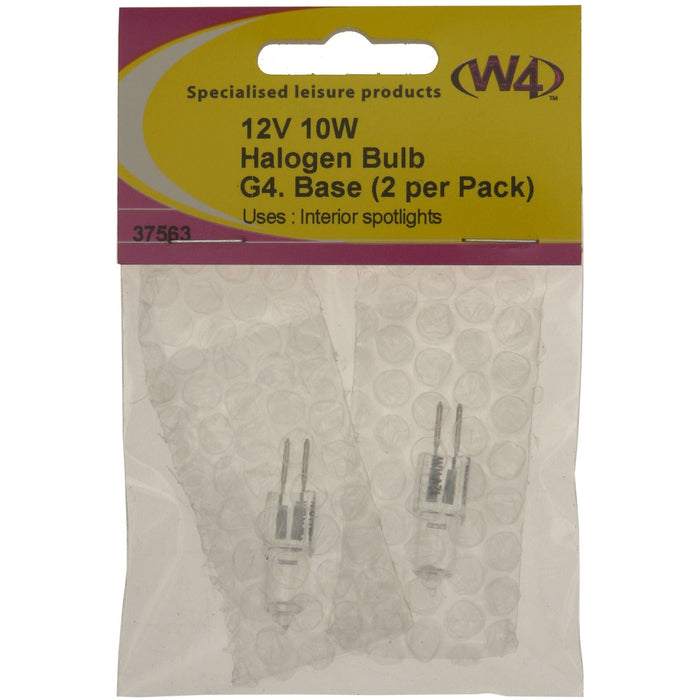 MDS1203 W4 12V 10W G4 Halogen bulb 2 pack 37563 W4 - Dynamic Drive