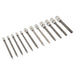 Laser Long Tamperproof Torx Socket Bit Set 1/4"D, 3/8"D, 1/2"D 7723 Laser - Dynamic Drive