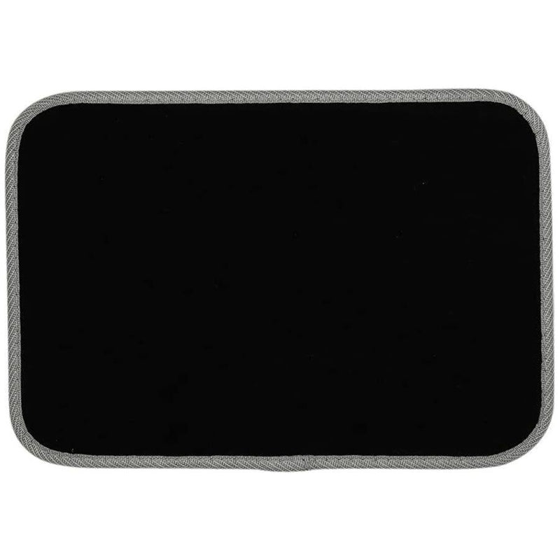 Streetwize Standard Universal Mat Set - Velour - Black/Silver Binding - 4 Piece Streetwize  - Dynamic Drive