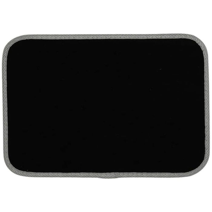 Streetwize Standard Universal Mat Set - Velour - Black/Silver Binding - 4 Piece Streetwize  - Dynamic Drive