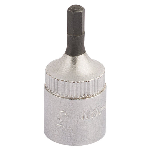 Draper Elora Hexagon Screwdriver Socket, 1/4" Sq. Dr., 3mm 11124 Draper - Dynamic Drive
