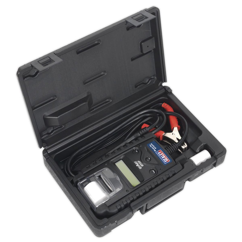 Sealey Digital Start/Stop Battery & Alternator Tester with Printer 6/12/24V Sealey - Dynamic Drive