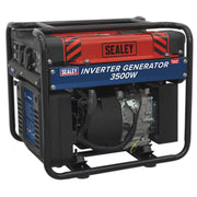 Sealey Inverter Generator 3500W 230V 4-Stroke Engine GI3500 Sealey - Dynamic Drive
