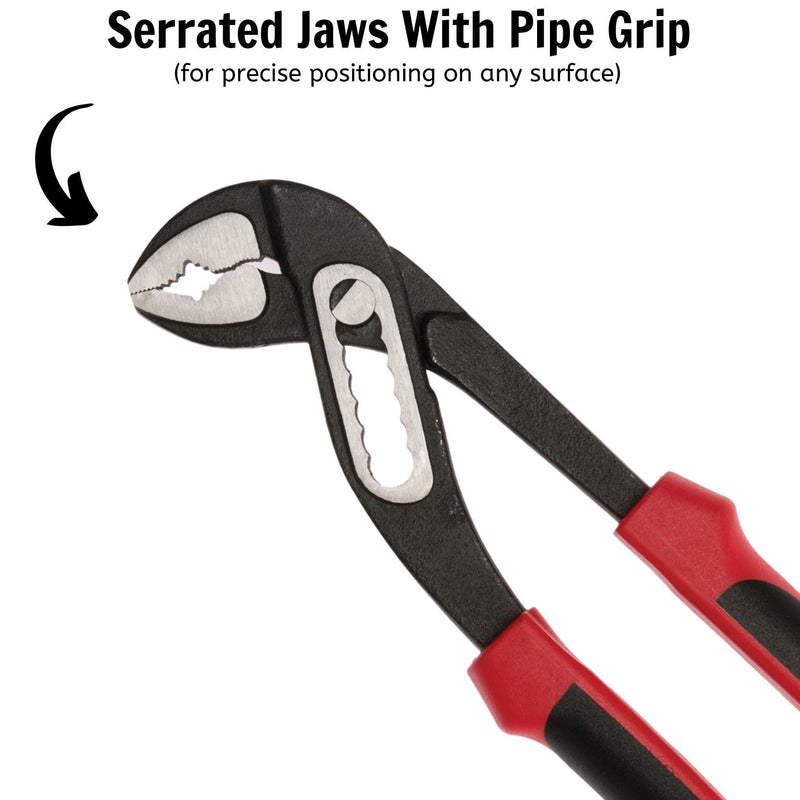 Teng Tools Water Pump Plier TPR Grip 250mm Teng Tools - Dynamic Drive