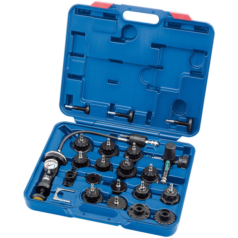 Draper Cooling System Pressure Test Kit (22 Piece) 14455 Draper - Dynamic Drive