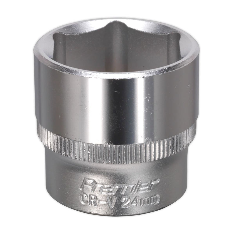 Sealey WallDrive Socket 24mm 3/8"Sq Drive S3824 Sealey - Dynamic Drive