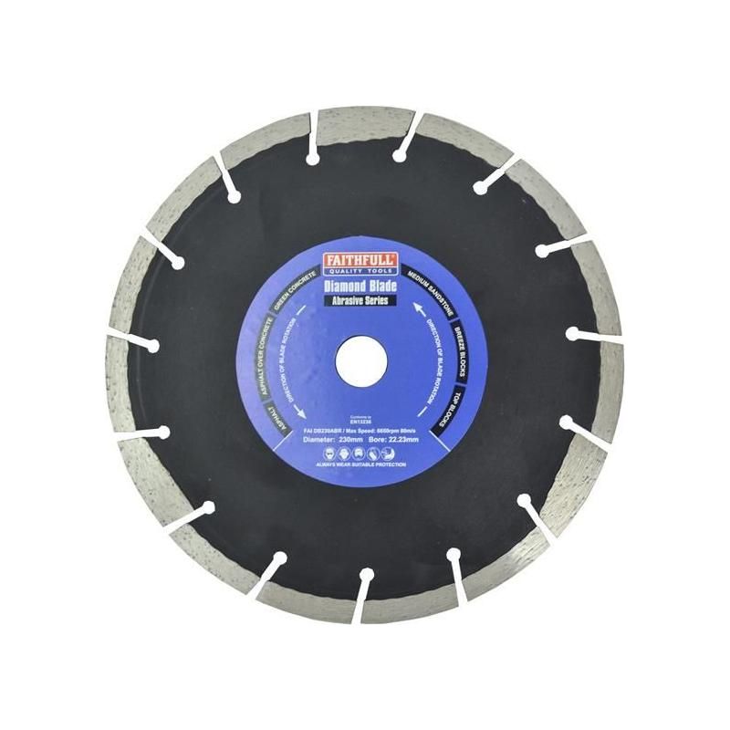 Faithfull Abrasive Diamond Blade 230 x 22.23mm Faithfull - Dynamic Drive