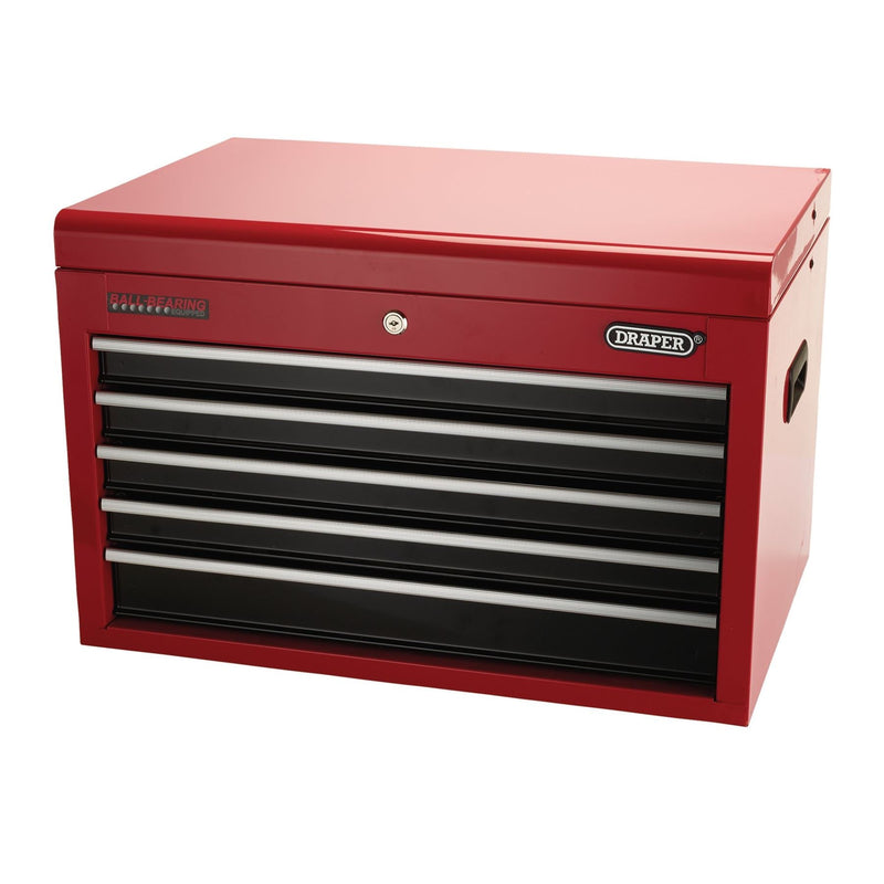 Draper Tool Chest, 5 Drawer, 26", Red 04697 Draper - Dynamic Drive