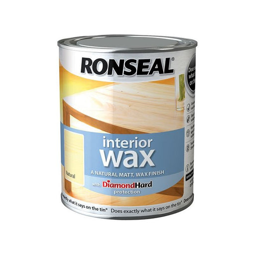Ronseal Interior Wax Natural 750ml Ronseal - Dynamic Drive